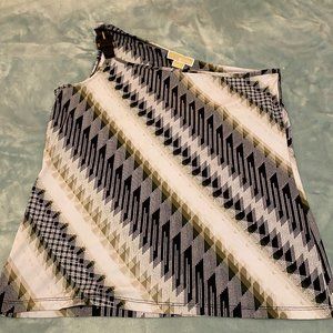 MICHAEL KORS ONE-SHOULDER STRAP TOP (XL)